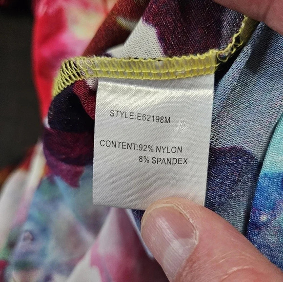 Y2K Artsy Floral Button Down Blouse Medium Boho Whimsygoth Preppy Red Black Top - Picture 5 of 6